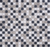 Pietra naturale mosaico marmo beige grigio nero opaco parete pavimento cucina bagno doccia MOS38-15-1125_f