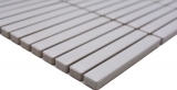 Mosaico ceramico dipinto a mano tessere di mosaico bianco opaco parete cucina bagno doccia MOS24-CG91_m