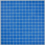 Piastrella di vetro per mosaico blu cobalto piscina mosaico piscina - MOS200-A15-P