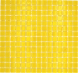Mosaico di vetro Piastrella di mosaico giallo sole Schienale della cucina MOS200-A90