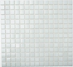 Piastrella di vetro a mosaico super white spots doccia BAGNO PARETE cucina - MOS50-0101
