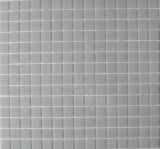 Mosaico di vetro piastrelle grigio chiaro backsplash piastrelle parete cucina piastrelle bagno - MOS200-A105