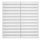 Aste in mosaico di ceramica Modern Art bianco opaco MOS24-S20