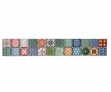 Bordo a mosaico mix di ornamenti retrò aspetto spagnolo MOS18DBOR-1616