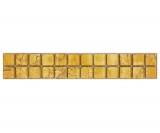 Bordo a mosaico Mosaico di vetro Piastrella di mosaico Struttura in oro MOS120BOR-0782