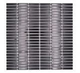 Ceramica mosaico nero lucido bambù look mosaico piastrelle cucina muro piastrelle backsplash bagno doccia muro MOS24-BM2_f