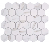 Mosaico ceramico bianco opaco effetto pietra piastrelle di mosaico cucina piastrelle backsplash bagno doccia parete MOS11G-0112_f