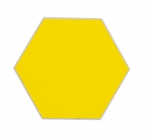 Piastrelle di mosaico autoadesive giallo opaco aspetto esagono piastrelle di mosaico cucina parete backsplash bagno MOS200-S07_f