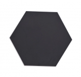 Piastrelle di mosaico autoadesive nero opaco aspetto esagonale piastrelle di mosaico cucina parete backsplash bagno MOS200-S03_f