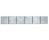 Border Border mosaico argento lucido piastrelle mosaico cucina piastrelle muro specchio bagno doccia parete MOS123BOR-8SB26_f