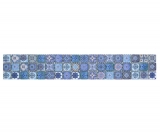 Border Border mosaico blu opaco look retro piastrelle mosaico cucina piastrelle muro specchio bagno doccia MOS78BOR-RB33_f