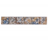 Border Border mosaico mix forte multicolore opaco aspetto tappeto piastrelle mosaico cucina piastrelle muro specchio bagno doccia MOS14BOR-47CV_f