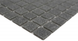 Mosaico di vetro dipinto a mano mosaico per piscina mosaico galleggiante grigio aspetto basalto grigio scuro MOS200-A09_m