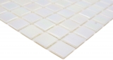 Mosaico in vetro dipinto a mano Iridium White Flip Flop Colour MOS240-WA02-P_m