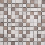 Piastrelle di mosaico ceramico Jasba wood-mix opaco effetto legno rivestimento cucina rivestimento bagno rivestimento doccia / 10 tappetini di mosaico