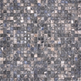 Jasba Agrob Buchtal Fresh Marble & More mosaico in ceramica gres illusione scuro lucido aspetto marmo cucina bagno doccia MOSJBMM28 1 tappetino