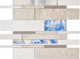 Misto marmo/ceramica grigio 3F mosaico piastrelle parete backsplash cucina bagno MOS180-D09STG_f