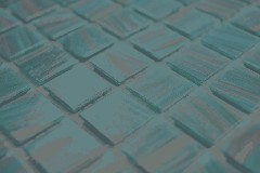 Mosaico di vetro dipinto a mano, turchese, bronzo, piastrella da parete, piastrella per bagno, piastrella per doccia, piastrella per backsplash MOS230-GA67_m