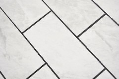 Campione a mano rettangolo AC effetto pietra Carrara look Subway Level glossy wall tile backsplash cucina doccia bagno MOS200-CLG_m