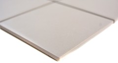 Mosaico dipinto a mano in ceramica grigio chiaro non smaltato MOS22-1204_m