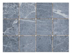 Mosaico ceramico grigio blu opaco effetto pietra Piastrella MOS22-BH808_f | 10 tessere di mosaico