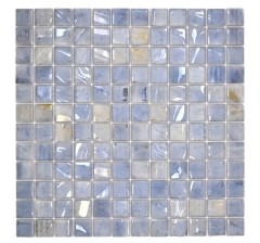 Mosaico piscina piastrella di mosaico piscina piccioni grigio blu beige toni parete doccia SPAGNA - MOS220-71254U_f