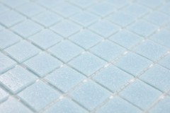 Campione a mano di piastrelle di mosaico per piscina mosaico di vetro mosaico azzurro carta-legno - MOS200-A11-P_m