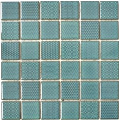 Piastrelle di ceramica a mosaico verde turchese BAD piscina backsplash cucina MOS16-0602