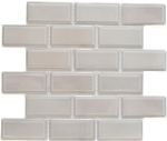 Metro Subway piastrelle STONE GREY MUD Piastrella di mosaico in ceramica pietra grigio fango backsplash cucina MOS26M-0202