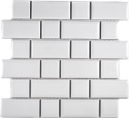 Metro Subway piastrelle WHITE facet mosaico piastrelle in ceramica backsplash cucina parete MOS26WM-0101