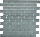 Metro Subway Tiles Subway Petrol Grey Green Facet Mosaic Tile Ceramic Tile Backsplash Kitchen MOS26-0218