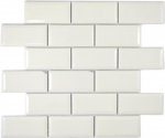 Metro Subway Tiles Ivory Facet Mosaic Tile Ceramic Backsplash Cucina MOS26-1902