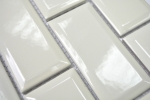 Campione a mano Metro Subway mosaico piastrelle ceramica avorio backsplash cucina MOS26-1902_m