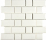 Metro Subway Tiles Facet Ivory Mosaic Tile Ceramic Tile Backsplash Cucina MOS26-0119IM