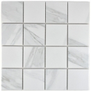 Mosaico Carrara look bianco grigio ceramica bagno piastrelle backsplash cucina MOS16-0102_f | 10 mosaico tappetini