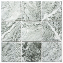 Mosaico in ceramica effetto pietra struttura grigio piastrelle backsplash cucina bagno - MOS22-HWA9GY