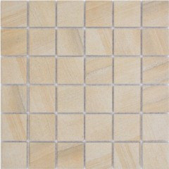 Piastrella di ceramica a mosaico aspetto pietra naturale beige struttura bagno piastrelle backsplash MOS16-AISO98