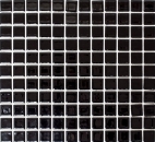 Mosaico ceramico Rete di mosaico nero lucido Piastrelle backsplash cucina MOS18-0302