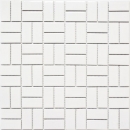Piastrella a mosaico in ceramica mulino a vento bianco lucido piastrelle da cucina piastrelle da parete MOS24-CWM7WG_f