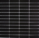 Piastrella di mosaico Rod ceramica nero opaco mosaico muro cucina splashback MOS24-0311