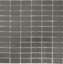 Asta mosaico ceramica metallo grigio antracite lucido bagno cucina MOS24B-0204