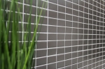 Piastrella di mosaico dipinta a mano ceramica metallo grigio aste metallo opaco MOS24B-0211_m