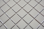 Piastrella di mosaico campione dipinta a mano MOS18D-2401_m SILK GREY GLOSSY piastrelle di ceramica backsplash BAGNO
