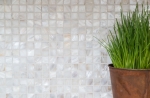 Piastrella a mosaico decorata a mano conchiglia madreperla piastrella da parete per bagno MOS150-SM201_m