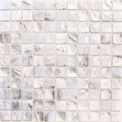 Mosaico di madreperla Mosaico di conchiglie bianco beige Schermo doccia MOS150-SM2525