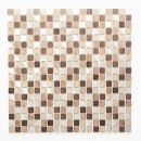 Piastrella a mosaico alluminio beige marrone rame muro cucina piastrelle backsplash MOS49-A971