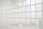 Modello a mano mosaico piastrelle in acciaio inox argento acciaio spazzolato backsplash cucina MOS129-23D_m