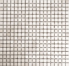 Mosaico in marmo pietra naturale crema beige chiaro mini quadrato - MOS38-0104