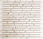 Mosaico di marmo pietra naturale composito aste crema bianco mattone alzatina cucina piastrelle - MOS40-0102