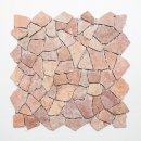 Piastrella di mosaico in marmo pietra naturale rosso cava Ciot Rossoverona MOS44-30-140_f